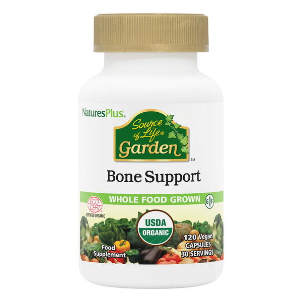 NaturesPlus Source Of Life Bone Support 120 vegan Caps