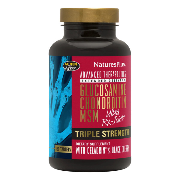 NaturesPlus Triple Strength Ultra Joint (msm) with Celadrin & Black Cherry 120 tabs