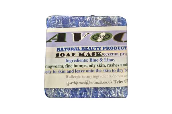 AVOC Natural Beauty SOAP MASK/Eczema Blue