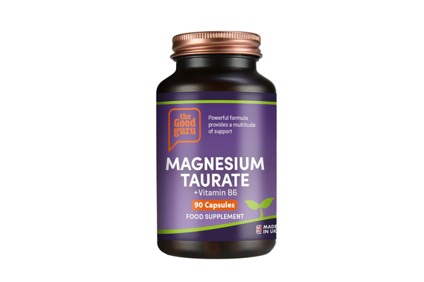 The Good Guru Magnesium Taurate + B6 90 Capsules