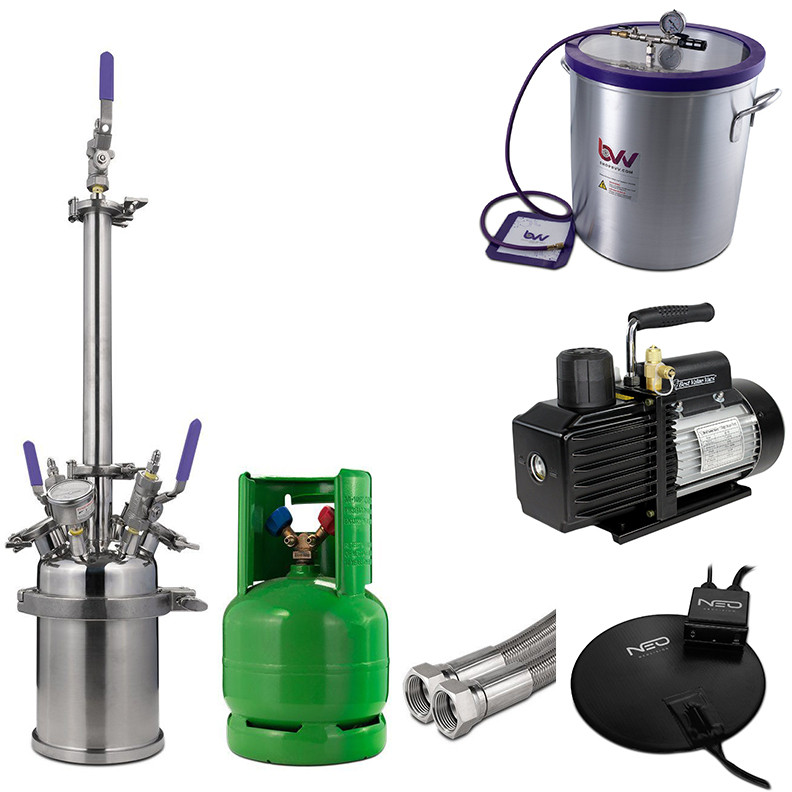 5lb Extracteur à boucle fermée Apollo Top Fill pour l′extraction d