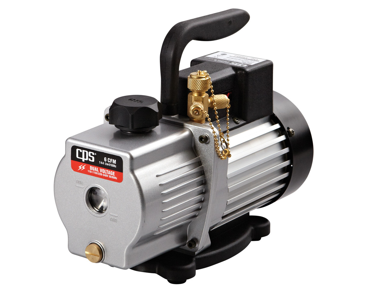 Best Value Vacs VE225 4CFM Two Stage Vacuum Pump with Carbon Exhaust Filter 