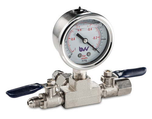 Sidemount Assembly w/ Washer, O-Ring and Nut - (Gauge not included)