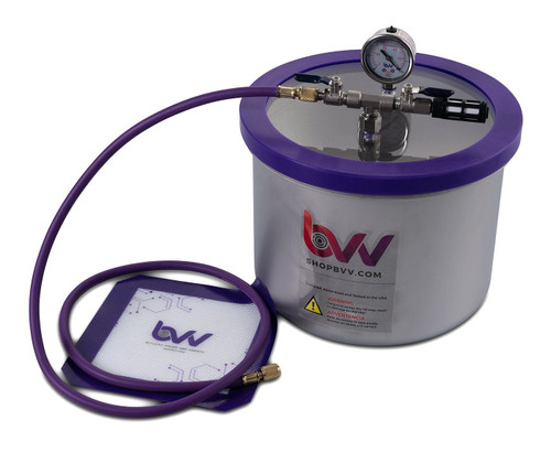 3 Gallon WIDE Stainless Steel Vacuum Chamber - Best Value Vacs