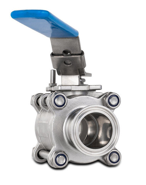 Tri-Clamp Ball Valve KIT  (Ball Valve, Gasket & Clamp)