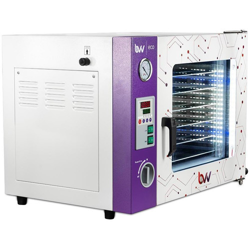 1.9CF ECO Vacuum Oven - 4 Wall Heating, LED display, LED's  With 5 Shelves Standard