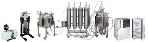 30LB Active Recovery Closed Loop Extraction Turnkey System