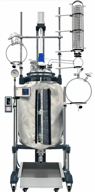 Ai 200L Non-Jacketed Glass Reactor with 200°C Heating Jacket