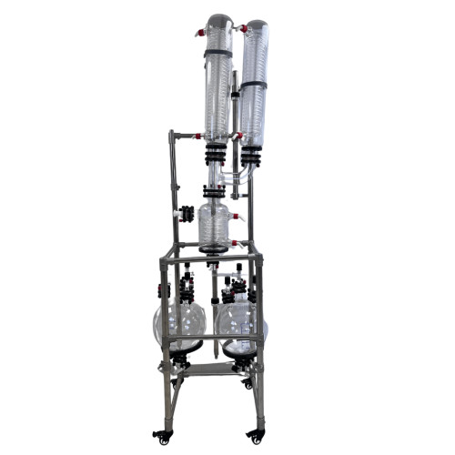 Modular Cold Trap with Glass Condensers & Dual Receiving Flasks