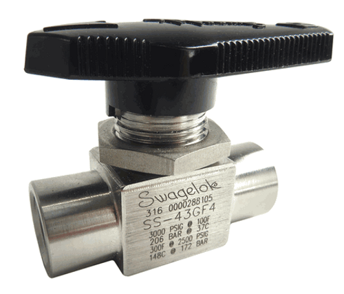 Swagelok 1/4" FNPT 316SS Ball Valve