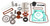 (WHITE) Pro Series Vacuum Pump Complete Service Kit (UL Listed)