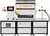 1-Zone 1700°C CVD Tube Furnace With Gas Mixing & Pumping System 100mm OD