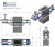 1200C Rotary & Tilting 1-3 Zone Tube Furnace with Custom Feeding System (Call for Quote)