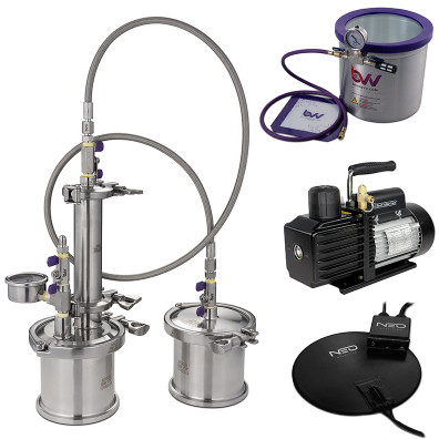 Lab Pack 10 - 45G Mini Extractor; 3 Gallon Aluminum Chamber; 9