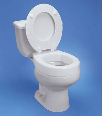Maddak TallEtte Hinged Elevated Standard Toilet Seat
