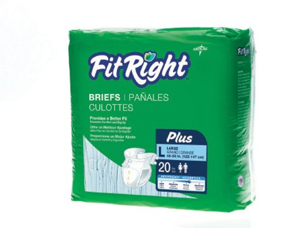 FitRight Plus Briefs - Heavy Absorbency