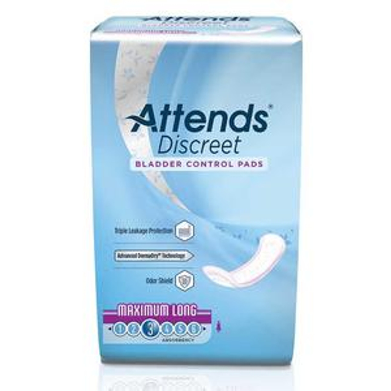 attends incontinence pads