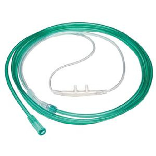 Salter Labs Green Cannula with Reservoir Face Piece, 7' Tube