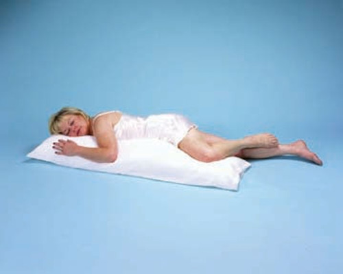 The Hermell Body Pillow body pillow BP7000 is ideal to use during pregnancy and for those who suffer from chronic neck and back pain.