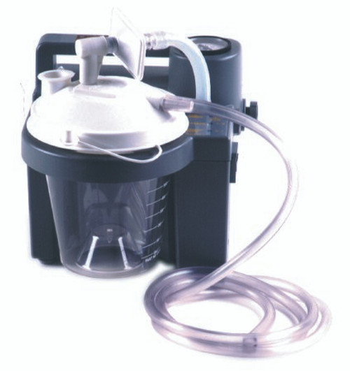 The DeVilbiss 7305 Series Vacu-Aide Portable Suction Unit is designed to fit active lifestyles — Small, portable and lightweight.