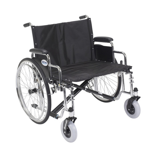 Sentra EC Heavy Duty Extra Wide Wheelchair shown without optional riggings