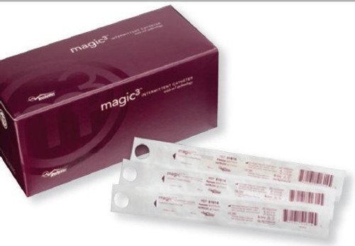 Magic3 Coated Intermittent Catheter, 16 Inch 