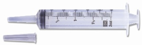 BD Irrigation Syringe with Catheter Tip, 50 mL