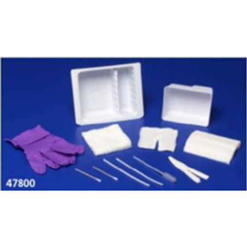 Argyle Tracheostomy Care Kit with Plastic Forceps - Sterile