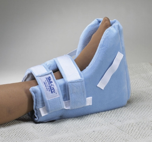 Image of actual product construction. Skil-Care's Heel-Float is designed to provide pressure redistribution for the heel and help prevent pressure ulcers of the heels patients who may be bedridden or ambulatory.