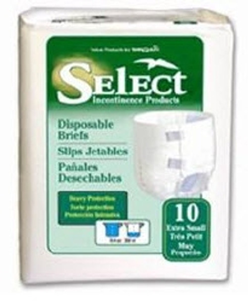 Youth Incontinent Brief Select Tab Closure Disposable Heavy Absorbency