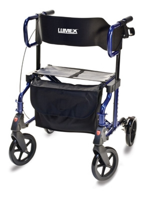 LX1000B in Majestic Blue (shown with footrests removed to be used as a Rollator)
