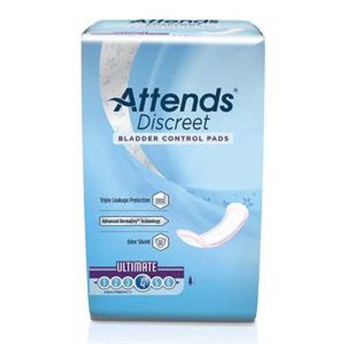 Attends Discreet Contoured Pad - Extra Heavy Absorbency