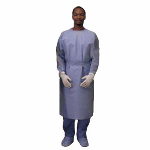 Convertors® Non-sterile Procedure Gowns are designed specifically for non-sterile applications including home care, endoscopy, dialysis, urology, emergency rooms, burn units, labor and delivery, housekeeping, clinical labs and biopsies. Shown gloves and shoe protectors are not included.