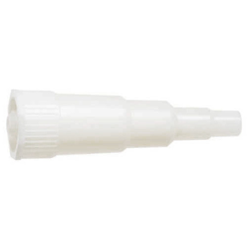 ENFit Transition Stepped Adapter allows ENFit connector tubes to be connected to "legacy" feeding tubes.