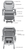 Lumex Electric FR588W Bariatric Recliner chart.