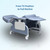 The Lumex Deluxe Clinical Recliner FR566DG shown in the Trendelenburg position.