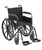 Drive Silver Sport 1 Wheelchair with Full Arms & Swing Away Removable Footrest - 18" Seat