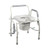 Drive Medical Steel Drop Arm Bedside Commode with Padded Seat & Arms