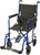 The Drive Aluminum Lightweight Transport Chair comes in 17" ATC17 and 19" ATC19 widths (shown in blue)