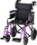 Nova Lightweight Aluminum Transport Chair - Purple