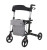 Compact Foldable Lightweight Rollator - User Height 5'2" to 6'1" (Black)