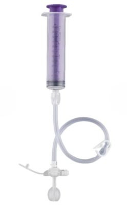 MICKEY Low Profile Gastrostomy Feeding Tube Kit w/ ENFit 12 to 24 Fr