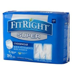 FitRight Ultra Adult Incontinence Underwear, Heavy Absorbency, X-Large, 56  - 68, 4 Packs Of 20