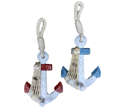 Anchor Wall Hooks
Nautical Seasons 866-888-2628