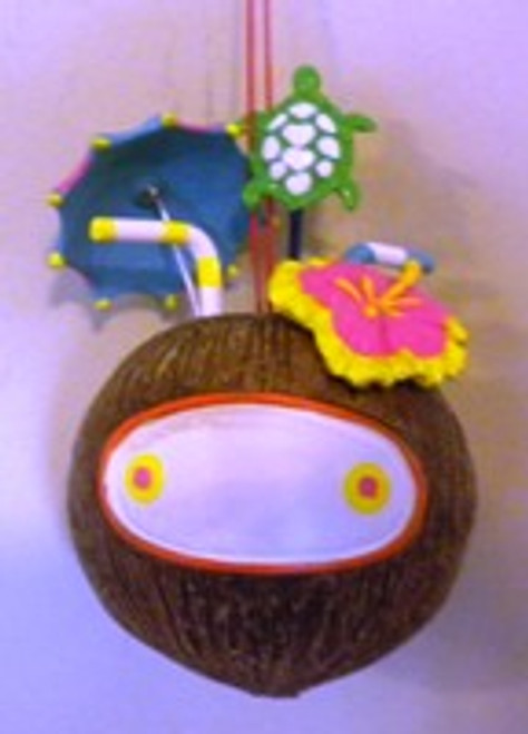 Coconut Christmas Ornament