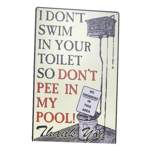 Don't Pee in my Pool Sign
Nautical Seasons