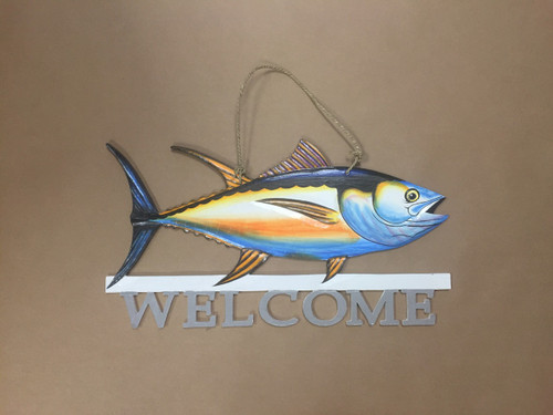 Fish Welcome Sign 
Nautical Seasons