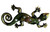 Curly Tail good luck Geckos 
2 of 3 wall set 
Nautical Seasons 