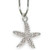 Starfish Necklace Swarovski Crystals 
Nautical Seasons