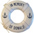 Personalized Memory Life Ring Preserver 
Nautical Seasons 866/888/2628